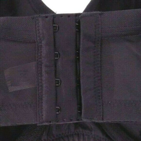 Lane Bryant Cacique Womens Bra Full Coverage Cotton Blend Size 42DDD Black - Picture 6 of 6